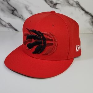 Toronto Raptors Hat. New Era. Fitted 7 1/8 56.8cm